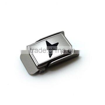 With Star Logo 1 Inch Garment Cloth Metal Stamping Steel Military Buckle Nickel Plate With Tip photo-3
