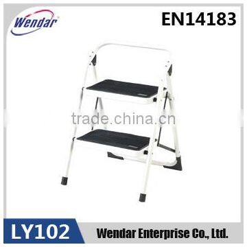 2-steps Steel Step Ladder, with EN131 CERTIFICATE by TUV RL