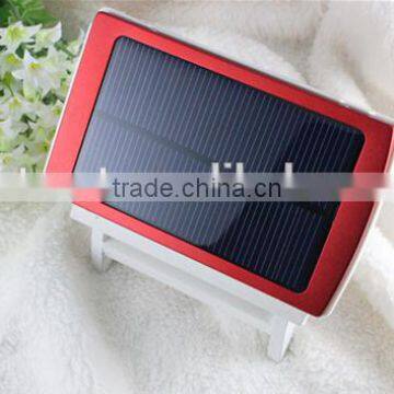 8000mAh Rectangle Shape Solar Panel Power Bank With Lights photo-3