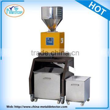 High precision plastic scrap metal separator