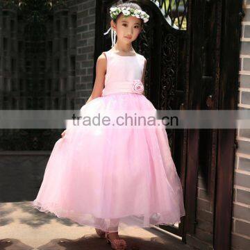2015 New ! Wedding Flower Girl Dresses White Princess Tutu Dress for Ceremonies Birthday Party Children's Clothing Girls Dress photo-3