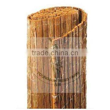 ornamental bark fence
