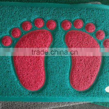 customized pvc coil mat/comfortable pvc coil mat/logo pvc coil mat made in factory