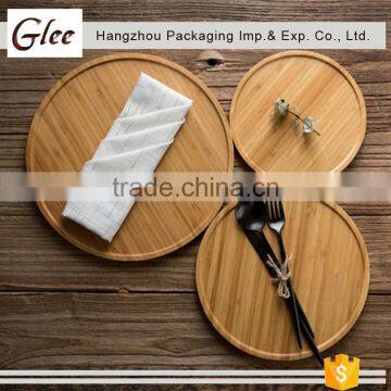 Custom Round Finish Bamboo Tray photo-2