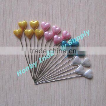Decorative 55mm Heart Shaped Head Florist Pin photo-2