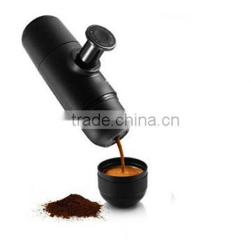 PP &304stainless steel & Silica gel,portable hand espresso coffee machine