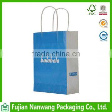 twist paper handle bags for shopping