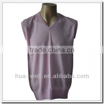 Men cashmere vest