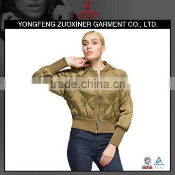 Latest Design Fashion Padded Cotton Winter Jacket For Women