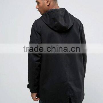 Wholesale Xinlan Best Price High Quality New Design Durable Lightweight 100% Cotton Black Running Casual Men Jacket photo-2