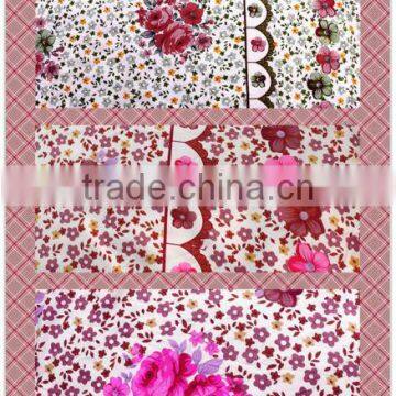 Reactive Dyed Duvet Cover Printed Bed Sheet Fabric Make to Order photo-3