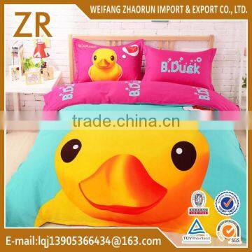 Big Yellow Duck Printed 100% Cotton for Baby Bedding Set photo-2