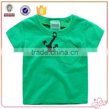Hot Selling Kids Wear Short Sleeve T-shirt Printing Design Child Wear With Pocket photo-2