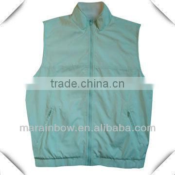 Ladies' Traditional Design Sleeveless Jacket with Side Pockets