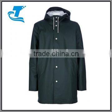 Adult Long Waterproof Polyester Raincoat With Hood photo-2