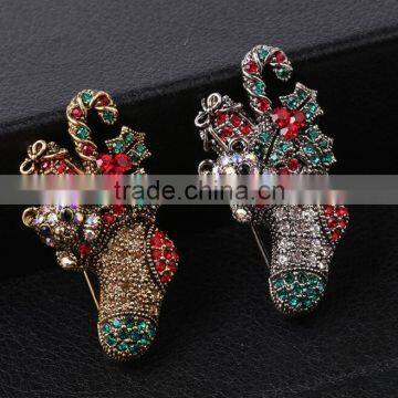 Zm53217a Gorgeous Christmas Socks Brooches Fashion Crystal Socks Brooches as a Christmas Gift's Brooches photo-3