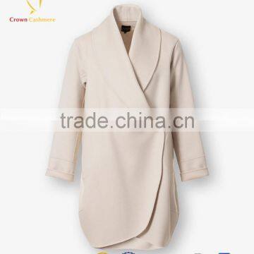 Latest Design Women Wool Coat Long Coat Ladies Fancy Coat