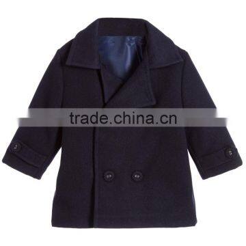 2016 Chinldren high quality black thick paint coat kids fashion coat for winter