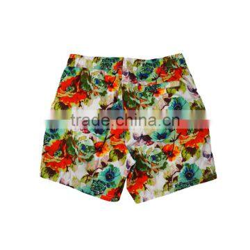 Top Sale Mens Beach Shorts Floral Print Board Shorts Quick Dry Elastic Waist Shorts photo-2