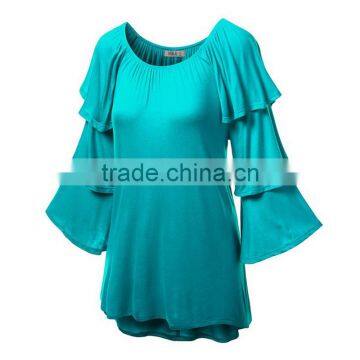 Z&M 2017 Blouse Women Summer Women Casual Blouse Designs Blouse Women photo-5