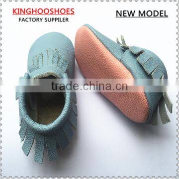 2016 panton colors genuine leather baby moccasins