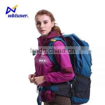 Wildsaver Custom Blue LED Jacket Nylon Fabric for Windbreaker photo-2