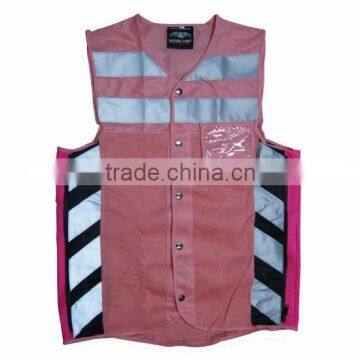 High Quality Roadway Protective High Visability hi Vis Motorcycle Vest photo-2