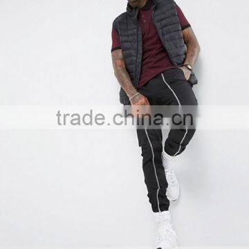 Mens Cotton Spandex Pique Skinny Fit Polo Shirt With Contrast Rib photo-3