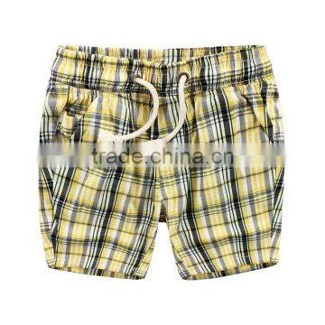 Good Quality Full Plaid Printing Boys Shorts photo-2