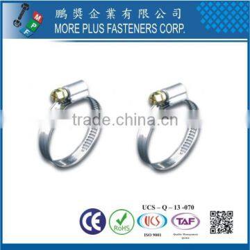 Made in Taiwan STainless Steel Schlauchklemmen German Style Pipe Hose Clamp