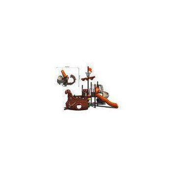 Outdoor Wooden Train Playground Equipment for Amusement Park