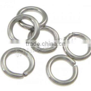 New Machine Cut Stainless Steel Jump Ring 304 Stainless Steel original un color 2.5x0.6mm jump rings