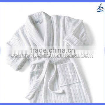 Super soft luxury cotton terry 5 star hotel bathrobe