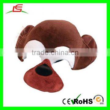 Brown Face Cover Plush Monkey Mask