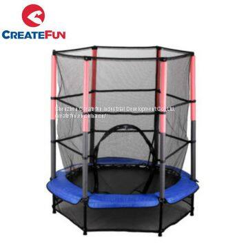 CreateFun 55 Inch Indoor Kids Trampoline With Safety Net