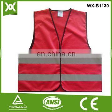 factory made /design /100%polyester fabric class2 EN ISO 20471 warning vest