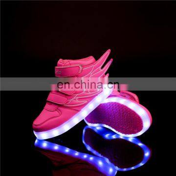 Wholesale Children Kid USB Rechargeable LED Luminous Light Shoes Kids photo-5