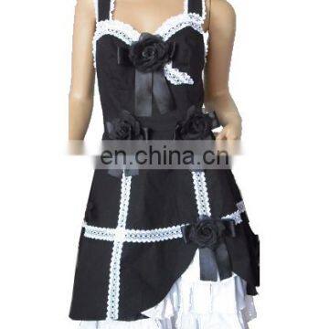 Cotton Lace Gothic Punk Lolita Dress for Harajuku Cosplay