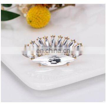 Fashion Vintage Bohemia Big Ring Colorful Crstal Exaggerated Decorate Women Party Jewelry photo-2