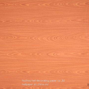 Sapele Wood Grain Decorative Paper