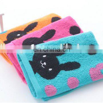 Jacquard style hand towel terry