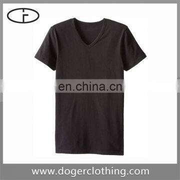 Competitive price black O-Neck t shirts for mens