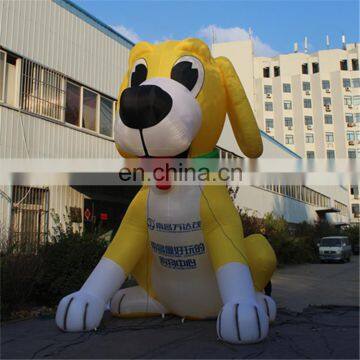 6m Outdoor Giant Customized Stand Yellow Dog Inflatable Foe Advertising&party&event photo-4