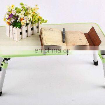 Folding bed table for laptop