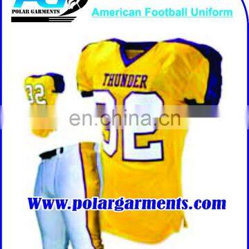 100% Polyester American football uniforms