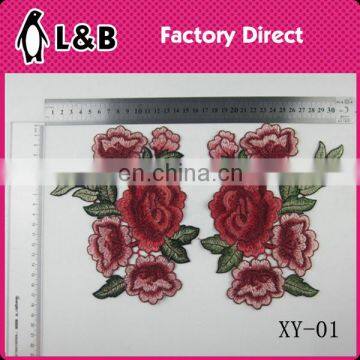 XY-05 Embroiderychemical Lace Collar,colorful Neckline Applique Rose Collars High-fashion Lace Collar Wholesale photo-5