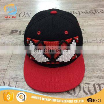 WINUP wholesale usa fahion diy black hip hop sports baseball cap