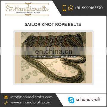 Standard Material Good in Quality Braided Rope Belt for Top Sale