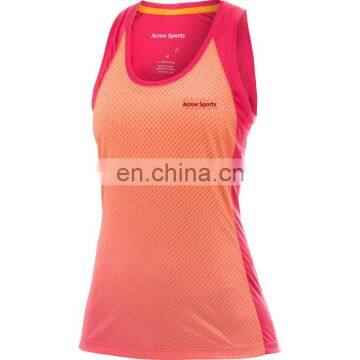 customized girls sublimated gym singlets - sublimated womens stringer vest - sublimated tank tops