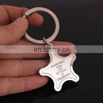 High Quality Star Metal Keychains Suppliers photo-5